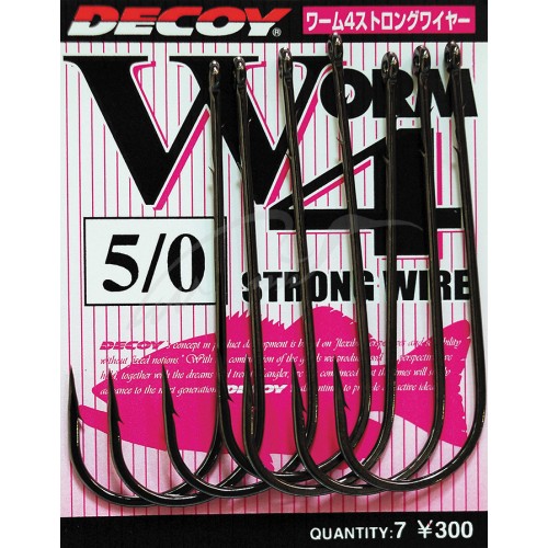 Крючок Decoy Worm4 Strong #1/0
