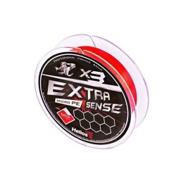 Шнур Helios Extrasense X3 PE Red 92m 0.22/5LB 0.09mm