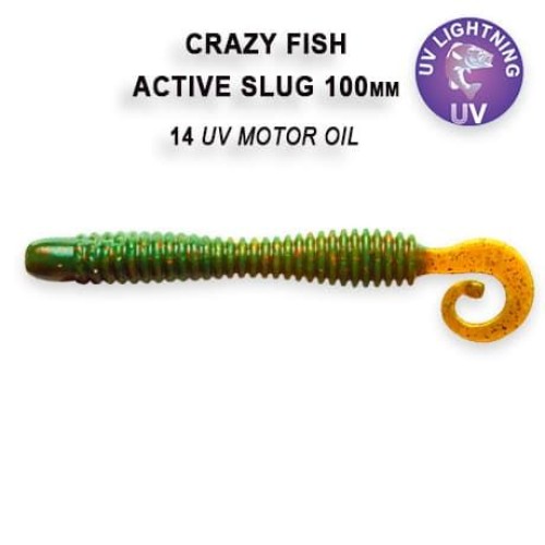 Приманка Crazy Fish ACTIVE SLUG 4 31-100-14-6